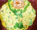 A picture of step 3 of Oats Chilla.