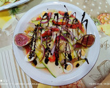 Foto del paso 3 de la receta: Ensalada de calabacín con crujiente de cebolla
