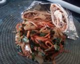 Foto del paso 7 de la receta: Verduras juliana con wrap de carne picada
