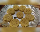 A picture of step 5 of Narkel chhap Sandesh Coconut Sandesh.