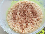 Arroz con leche (arroz integral, sin azúcar)