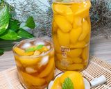 Hình bước làm 5 của món Đào ngâm homemade