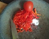 Foto langkah ke 2 dari resep Sambal pete ikan teri.