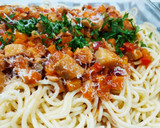 Foto del paso 5 de la receta: Espaguetis con salsa especial