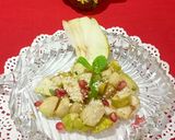 A picture of step 3 of Babugosha / Pear Chaat.