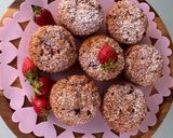Φωτογραφία βήματος 5 της συνταγής Banana & strawberry muffins
