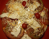 Foto del paso 4 de la receta: Pizza de tomate y queso en lonchas