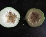 A picture of step 10 of Fafada-Kadhi with Grated Raw Papaya.
