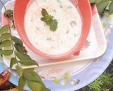 A picture of step 4 of Tandoori Tzatziki dip.