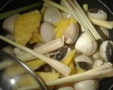 Hình bước làm 2 của món Nghêu hấp dứa