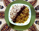 عکس مرحله 1 از دستور عدس پلو با گوشت چرخ کرده