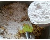 A picture of step 4 of Besan Ladoos from Chana Dal.