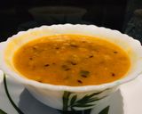 A picture of step 8 of Tuvar dal.