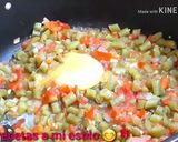 Foto del paso 6 de la receta: Ejotes con huevo ala mexicana