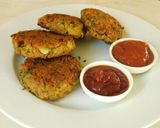 A picture of step 4 of Veggie Fritter.