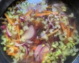 A picture of step 4 of Minestrone Soup.