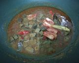 Foto langkah ke 4 dari resep Seporsi Krengsengan Hati Sapi.