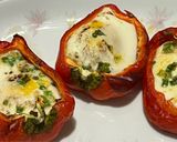 Foto del paso 6 de la receta: Morrones rellenos con huevo
