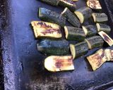 Une image de l'étape 5 de Courgettes marinées grillées à la plancha (pêche gingembre citron).
