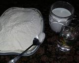 A picture of step 1 of Halwa puri    sehri special.