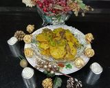 A picture of step 5 of Masala potatoes slices.