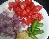 A picture of step 2 of Sindhi Biryani.