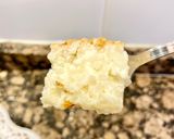A picture of step 14 of Rice Pudding Cake.