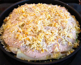 Foto del paso 3 de la receta: 134.🥒Gratinado de calabacín, pavo y 5 quesos🧀