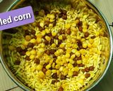 A picture of step 2 of Bhel puri.