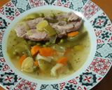 Foto del paso 7 de la receta: Guiso de pavo y sopa de verduras, todo al mismo tiempo