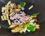 青椒肉絲炒豆干的食譜步驟3照片