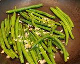A picture of step 6 of Sauteed French Beans.