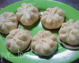 Foto langkah ke 4 dari resep Steamed bun/pao isi keju susu (metode all in one).