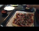 Foto del paso 3 de la receta: 🍕Pizza de jamón y setas 🍕