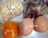 Foto langkah ke 1 dari resep Orek Telur Toge Jamur.