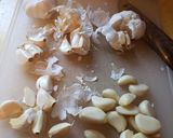A picture of step 1 of Roasted Garlic Puree.