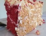 Foto langkah ke 17 dari resep Birthday Cake/ Red Velvet versi Sponge Cake.