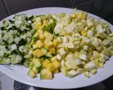 Foto del paso 2 de la receta: Tarta de Zuchinis, Zapallito y ¡Pepino!