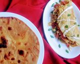 A picture of step 12 of Vegetable noodles omlete.