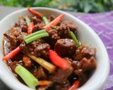 Foto langkah ke 4 dari resep Oseng Daging Mercon.