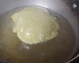 A picture of step 3 of Spinach masala puri.
