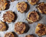 Tepsis répás vagdalt salival zöldséges rizzsel recept fázis 2 fotója
