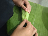 Pisang ijo khas Makassar
