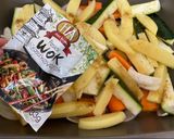 Pisztráng zöldségágyon 🐟🍋🥕🧅🥔🥒 recept fázis 3 fotója