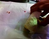 A picture of step 19 of Veg chicken shawarma.