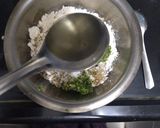 A picture of step 4 of Jowar (pearl millet) masala idli.