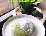 Hình bước làm 6 của món Pudding đậu gà hạt sen lá nếp sốt cốt dừa sữa chua