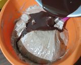 Foto langkah ke 2 dari resep Bento Brownies Kukus Ny. Liem.