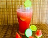 A picture of step 5 of Colourful and Powerful Detox-Watermelon🍉Cucumber🥒Lemon🍋 (Quick 5 Minutes).