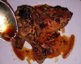 Foto del passaggio 6 della ricetta Dolce nero con fusi di pollo al vincotto d'uva e mandorle